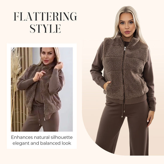Your New Go-To Winter Outfit – 3-Piece Warm Knit Lounge Set That Keeps You Cozy, Chic & Confident All Day ❄️