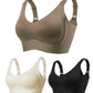 🎁 1 Kaufen, 1 Gratis 💕 Damen Rippenstrick Push-Up Verstellbarer Drahtloser BH