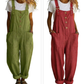 👖JETZT 70 % RABATT! 🌿 Lässige Damen-Latzhose mit Knopfleiste – Verstellbare Träger, atmungsaktives Material & bequeme Passform ✨