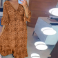 🌸Frühling Neu🎉👉Kleid mit Leopardenmuster💕👗