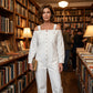 Weit geschnittener Overall mit weitem Bein und Taschen