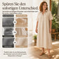 Damen lässiges Hemdkleid aus Leinen-Mischung
