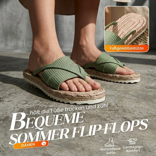 🔥Sommer-Sale: 40 % Rabatt💥 Sommerliche, bequeme Flip Flops für Frauen