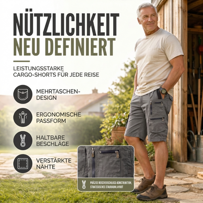🔥 50% RABATT! Brooklyn Bequeme Cargo Shorts – Lässiger Street-Style mit maximalem Tragekomfort 🌆
