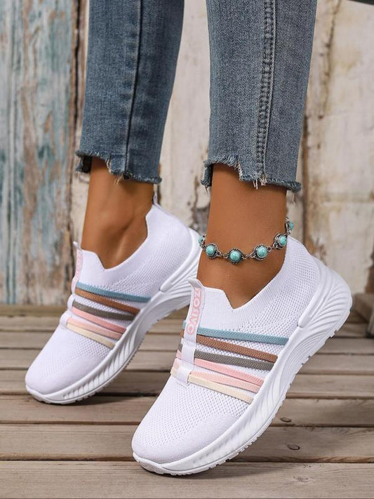 👟 🏃 Atmungsaktive Damen-Sneaker aus Mesh zum Hineinschlüpfen – Leicht, Bequem & Perfekt Für Den Alltag 🌸