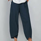 💎 -50% VINTAGE LEINEN-HOSE! 💎 Asymmetrisch, Elastische Taille & Tiefe Taschen – Bequem & Einzigartig