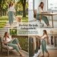 🌿 50% RABATT ✨ Damen Baumwoll-Leinen Hose mit Falten – luftig, bequem & stilvoll 👖