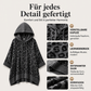 Gestrickter Hoodie mit Leopardenmuster für Damen