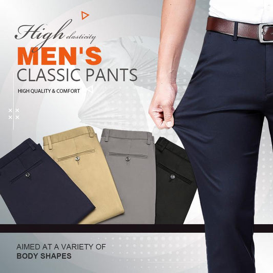 🔥Frühling 2025 Neuankömmlinge🔥49% Rabatt👔TimelessFlex - Herrenhose mit geradem Bein und hohem Stretchanteil👖