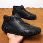 Vatertags-Aktionspreis-Italienische hohe Stiefel aus Wildleder mit Klettverschluss-Maskuliner Charme, lässiger Chic