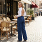 📢📢50 % Rabatt!! ⏰Damenjeans mit hoher Taille und weitem Bein