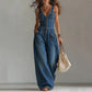 ✨Sommer-Sonderangebot 50% RABATT!☀️Locker sitzender Jumpsuit mit weiten Beinen und Taschen