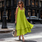 Bestseller💕 Zweilagiges, ärmelloses Kleid – Lässige Eleganz und moderner Lagen-Look für den Alltag