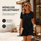 👗 50% RABATT! ☀️ Damen Zweiteiler – asymmetrisches Oberteil & Shorts – Einfarbig, luftig & vielseitig für Sommer, Strand & Alltag 🏖️
