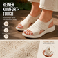 🚚 Nachschub ist da – schnell sein lohnt sich! 👟 Atmungsaktive Plateausandalen aus Strickstoff für Damen – bequem & modisch