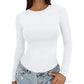 💥 Damen-Crop-Top-Set in schmaler Passform