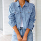 Farbenfrohe Jeansjacke