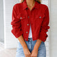 Farbenfrohe Jeansjacke