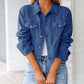 Farbenfrohe Jeansjacke