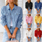 Farbenfrohe Jeansjacke