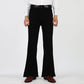 👖49% Rabatt 🎃Sommer Atmungsaktive Damen Mid Waist Wide Leg Flared Pants