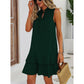 🎉Letzter Tag der Aktion: 50 % Rabatt💃Damenkleid mit Schleife und geometrischem Muster