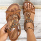 💎 53% RABATT! 💎 2026 Bohemian-Sandalen für Frauen – Atmungsaktiv, Rutschfest & Barfuß-Komfort für den ganzen Tag 🌈👣