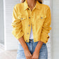Farbenfrohe Jeansjacke