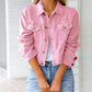 Farbenfrohe Jeansjacke