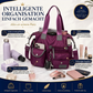 👜 LETZTER TAG 50% RABATT! Premium Alltags- & Reisetasche aus leichtem wasserabweisendem Oxford-Stoff, 3 Tragevarianten & viele Fächer