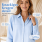 Langärmliges Retro-Karo-Oberteil für Damen