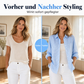 Langärmliges Retro-Karo-Oberteil für Damen