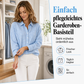 Langärmliges Retro-Karo-Oberteil für Damen