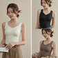 💖Verdicktes, warmes Tanktop mit integriertem BH