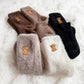 💕50% Rabatt🐮Flauschige Hochlandkuh-Socken