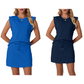 🌺🔥 50% RABATT ⏰ Modernes Damen-Set – ärmelloses Top & Rock mit Kordelzug ✨ luftig, stilvoll & perfekt für den Sommer ☀️