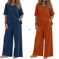 Weites Oberteil & Weite Hose Set für Damen