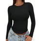 💥 Damen-Crop-Top-Set in schmaler Passform