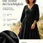 💕Neu eingetroffen 50% RABATT👗Maxikleid für Damen mit V-Ausschnitt und Falten