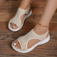 🌺Bequeme atmungsaktive flache Sandalen mit offener Zehe für Damen im Sommer