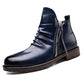 Neu Plissierte Vintage Reißverschluss Chelsea Ritter Stiefel【KOSTENLOSER VERSAND】
