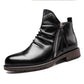 Neu Plissierte Vintage Reißverschluss Chelsea Ritter Stiefel【KOSTENLOSER VERSAND】
