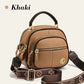 🎁Hot Sale 49% Rabatt⏳Klassische Multifunktionsfächer Verstellbarer breiter Schultergurt PU Leder Crossbody Tasche