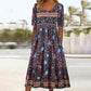 49% OFF🔥Elegantes Kleid mit böhmischem Print für Damen