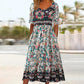 49% OFF🔥Elegantes Kleid mit böhmischem Print für Damen