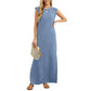 😍👗49% Rabatt🔥Knitterfreies Freizeitkleid für Damen mit geteiltem Saum🌹