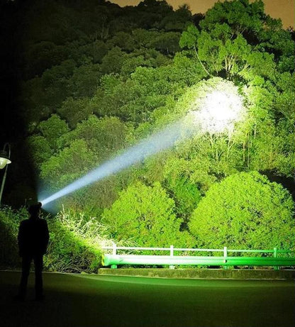 🔥beliebtes Produkt🔥🔦Superhelle, leistungsstarke, hohe Lumen, lange taktische Taschenlampen mit wiederaufladbarer Batterie🔦