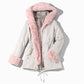 🔥Damenparka mit abnehmbarem Puffpelzkragen