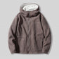 🔥[Bestes Geschenk]🔥 Warme Jacke aus doppelseitigem Kunstfell mit Kapuze🙋‍♂️