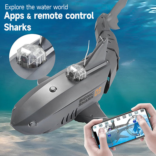 🦈 2,4G Wireless Steuerung für Unterwasser-Hai-Kamera-Drohne (Kostenloser Versand🔥)